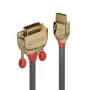 Lindy 2m HDMI na DVI-D kábel, Gold Line