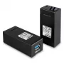 AV vysielač a prijímač Lindy 200 m Fibre Optic USB 3.0 extender
