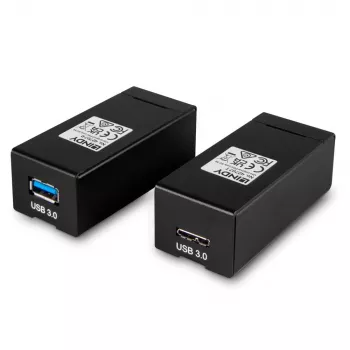 AV vysielač a prijímač Lindy 200 m Fibre Optic USB 3.0 extender