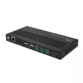 AV prijímač Lindy 4K30 HDMI a USB cez IP systém – dekodér