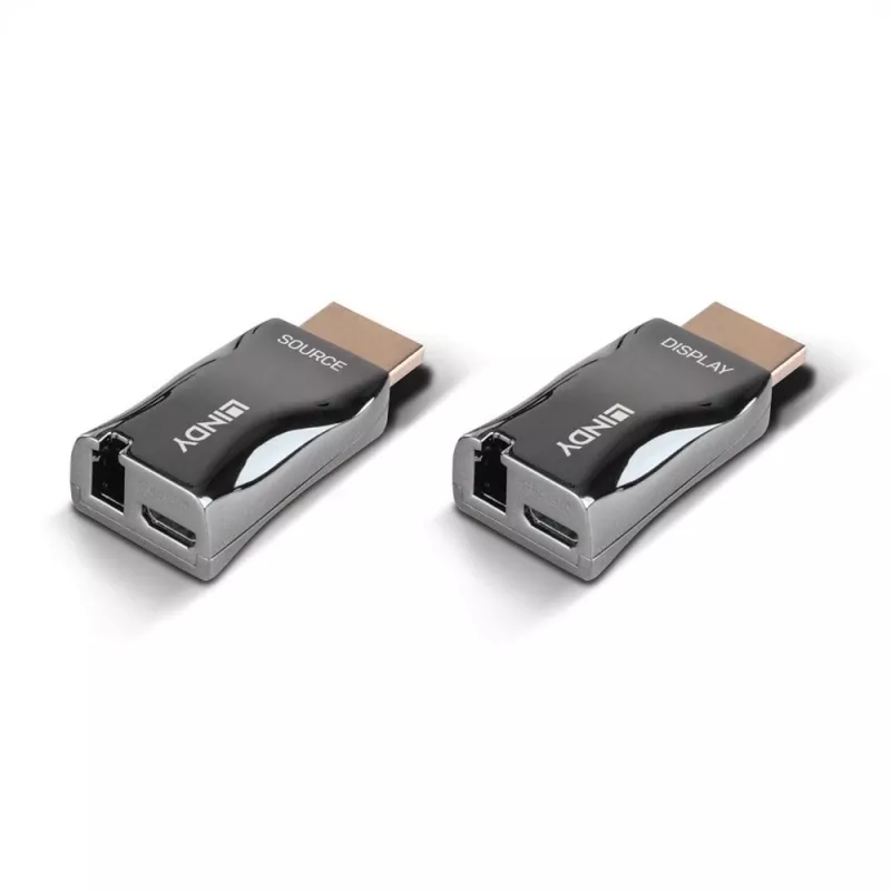 AV vysielač a prijímač Lindy 300m Fibre Optic HDMI 4K60