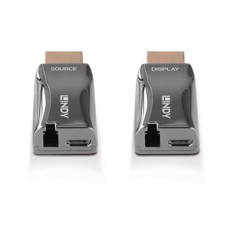 AV vysielač a prijímač Lindy 300m Fibre Optic HDMI 4K60