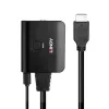 Lindy 2-port HDMI 4K60 splitter kábel čierny 3840x2160