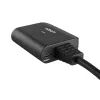 Lindy 2-port HDMI 4K60 splitter kábel čierny 3840x2160