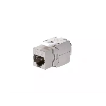 Equip Cat 8.1 tienený Keystone Jack bez nástroja 8 ks nehrdzavejúca oceľ RJ-45