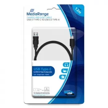 USB kábel MediaRange MRCS160 USB 3.2 Gen 1 1,2 m