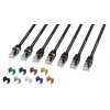 Lanview LV-UTP6A01B sieťový kábel čierny 1 m S/FTP (S-STP)