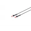 Sieťový kábel Lanview LV-6AFTP-FLEX-ANG-005B RJ45 Cat6A 5 m čierny