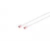 Sieťový kábel Lanview LV-6AFTP-FLEX-ANG-0025W RJ45 Cat6a 25 m biely