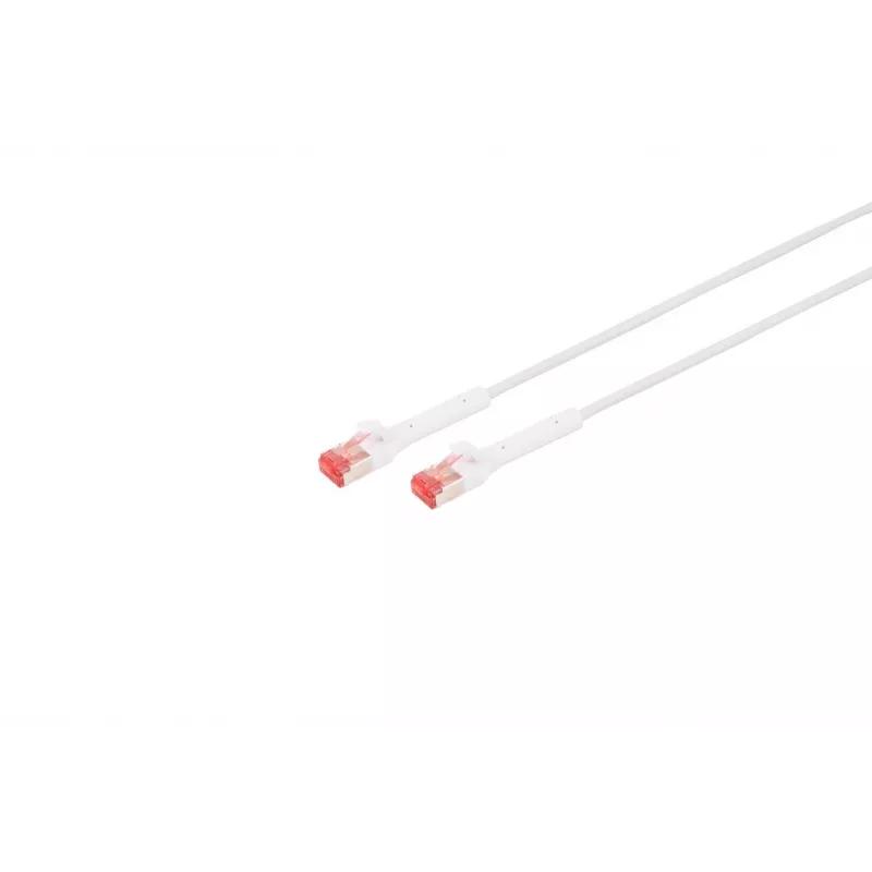 Sieťový kábel Lanview LV-6AFTP-FLEX-ANG-015W RJ45 Cat6A 15 m biely