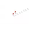 Sieťový kábel Lanview LV-6AFTP-FLEX-ANG-03W RJ45 Cat6A 3 m biely