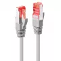 Lindy 47854 Cat6 S/FTP prepojovací kábel, 5 m, sivý, balenie 50 ks