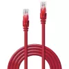 Sieťový kábel Lindy 20m Cat.6 RJ-45 U/UTP červený