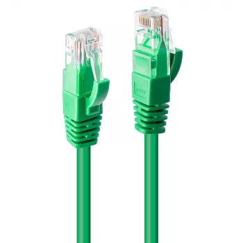 Sieťový kábel Lindy 20m RJ-45 Cat6 U/UTP zelená