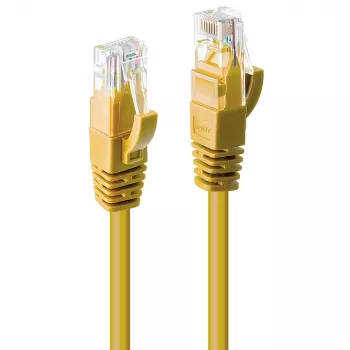 Lindy 5m Cat.6 U/UTP sieťový kábel, žltá