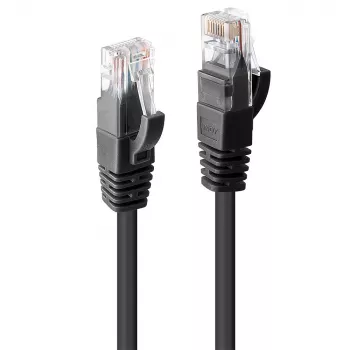 Sieťový kábel Lindy 30m Cat.6 RJ-45 U/UTP čierna
