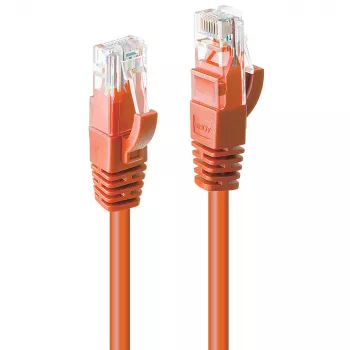 Lindy sieťový kábel 15m RJ-45 Cat6 U/UTP oranžová