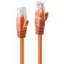Lindy sieťový kábel 15m RJ-45 Cat6 U/UTP oranžový