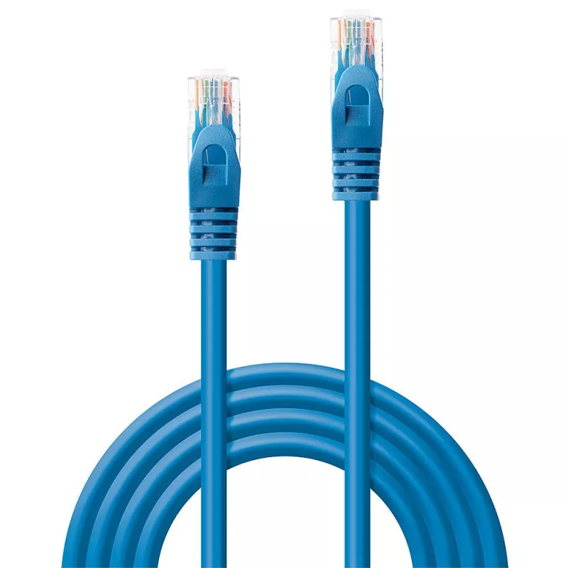 Lindy 48175 sieťový kábel modrý 5 m Cat6 U/UTP (UTP)