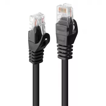Lindy 48190 sieťový kábel čierna 0,3 m Cat6 U/UTP (UTP)