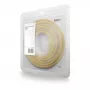 Sieťový kábel Lindy RJ45–RJ45 Cat6 2 m, S/FTP, pozlátené konektory, žltý