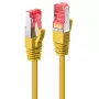 Lindy 47762 Sieťový kábel žltý 1 m Cat6 S/FTP (S-STP)