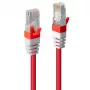 Lindy 45383 Sieťový kábel červený 0,3 m Cat6a S/FTP (S-STP)