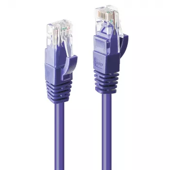 Sieťový kábel Lindy 0,5 m RJ-45 Cat6 U/UTP fialová