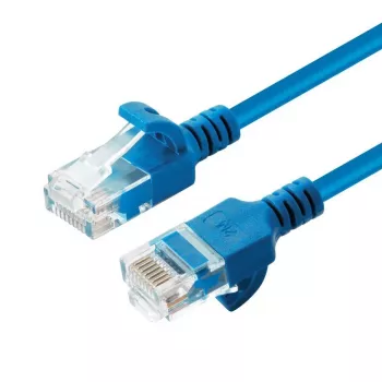 Microconnect V-UTP6A0015B-schlank sieťový kábel modrý 0,15 m Cat6a U/UTP (UTP)