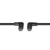 Lindy 1m USB 3.2 pravouhlý USB-C na pravouhlý USB-C kábel, 10Gbps