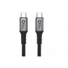 MicroConnect USB4CC025 USB kábel USB4 Gen 3x2 0,25 m USB-C čierny