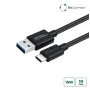 Microconnect ECO-USB3.2CA05 USB kábel USB 3.2 Gen 2 (3.1 Gen 2) 0,5 m USB A USB C čierna