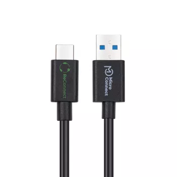 Microconnect ECO-USB3.2CA0.25 USB kábel USB 3.2 Gen 2 (3.1 Gen 2) 0,25 m USB A USB C čierny