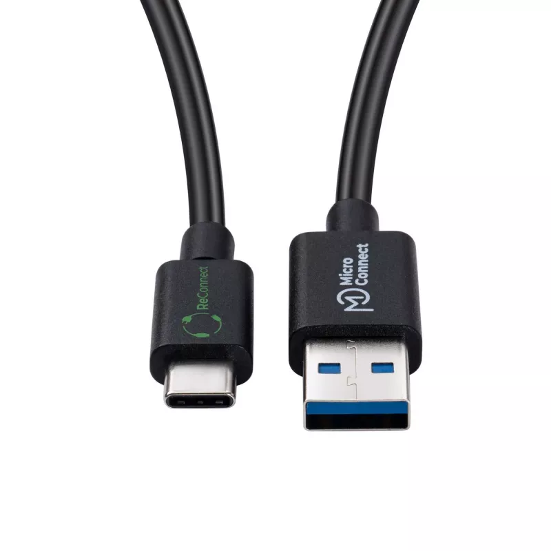 Microconnect ECO-USB3.2CA0.25 USB kábel USB 3.2 Gen 2 (3.1 Gen 2) 0,25 m USB A USB C čierny