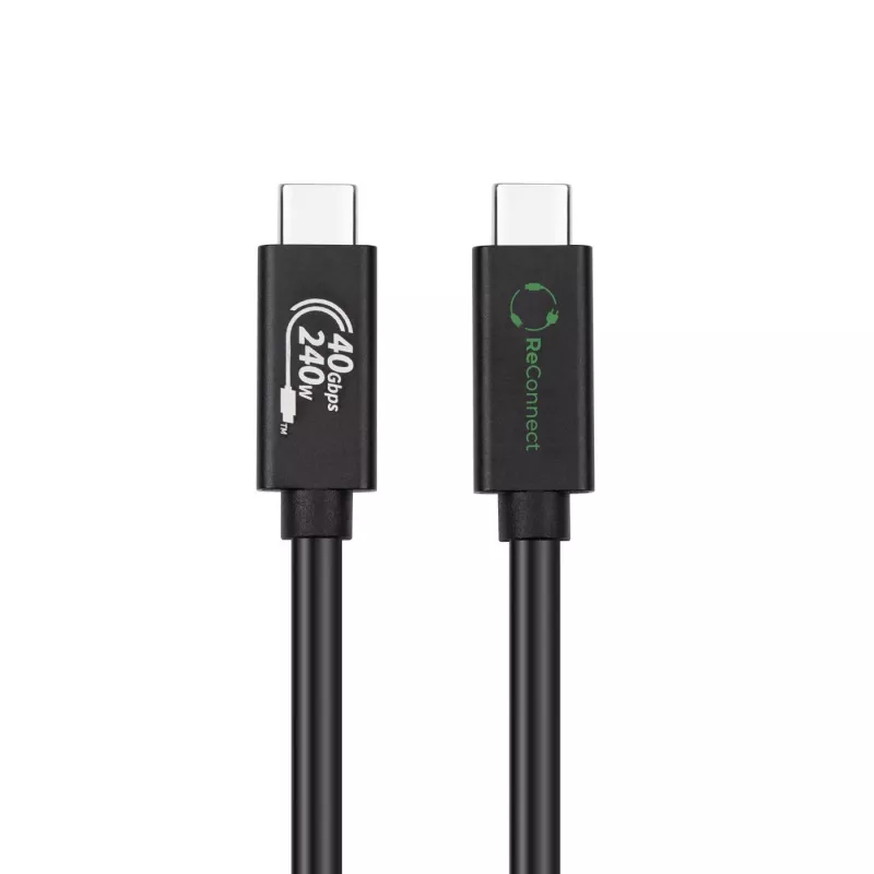 USB4 kábel MicroConnect ReConnect ECO-USB4CC1 — USB4 dátový/nabíjací kábel (model ECO-USB4CC1)
