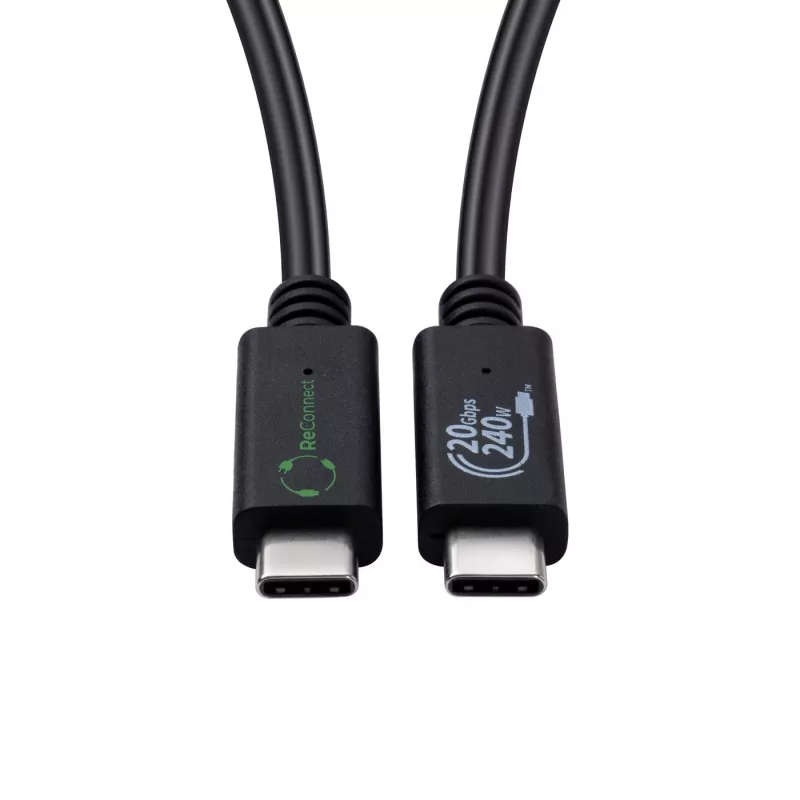 Microconnect ECO-USB3.2CC2 USB kábel USB 3.2 Gen 2x2 2 m USB C čierny