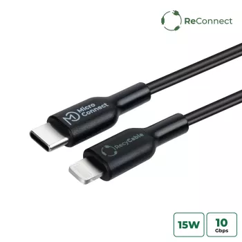 Microconnect ECO-USB3.1CL2 Lightning kábel 2 m čierny USB C