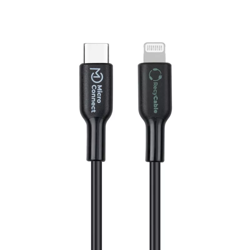 Microconnect ECO-USB3.1CL2 Lightning kábel 2 m čierny USB C