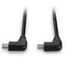 Lindy 1m USB 2.0 pravouhlý USB-C na pravouhlý USB-C kábel