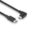 Lindy 1m USB 2.0 rovný USB-C na pravouhlý USB-C kábel