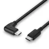 Lindy 1m USB 2.0 rovný USB-C na pravouhlý USB-C kábel