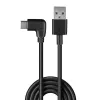 Lindy 1m USB 2.0 Type-A na zahnutý USB-C kábel