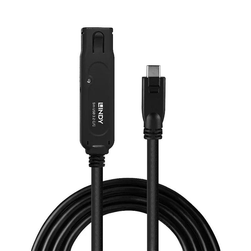 Lindy 43405 USB kábel USB 3.2 Gen 2 (3.1 Gen 2) 5 m USB-C čierny