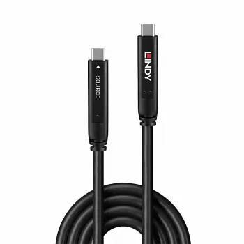 Lindy 10m USB 3.2 Gen 2 & DP 1.4 Type C hybridný kábel