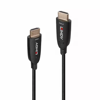Lindy 100 m Fibre Optic Hybrid HDMI 8K60 kábel 48 Gbit/s čierny