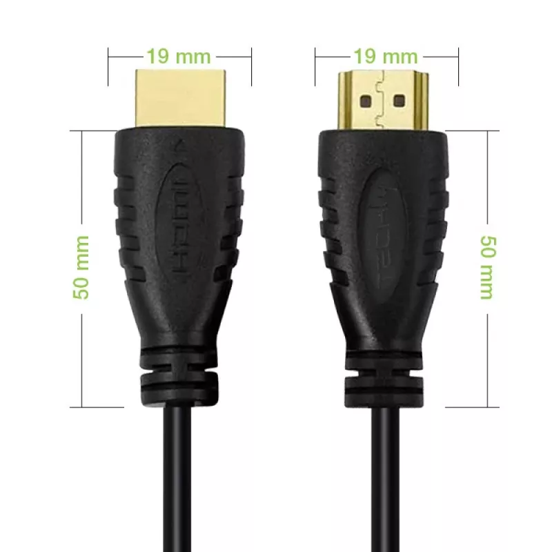Techly ICOC HDMI2-4-060 kábel HDMI 2.0 High Speed s Ethernetom, A/A samec/samec, 4K 60Hz, 6 m, čierny