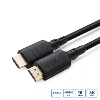 HDMI kábel MicroConnect MC-HDM19191V2.0LSZH 4K, 2 m, bez halogénov