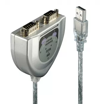 USB na 2 port sériový konvertor Lindy 42889