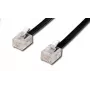 Microconnect 93068 telefónny kábel 3 m čierny