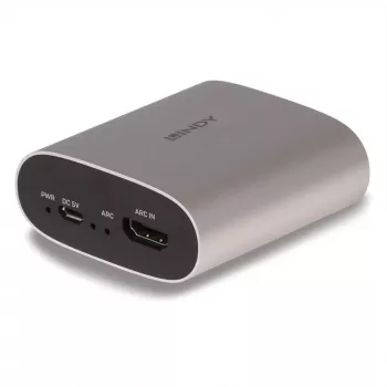HDMI ARC audio extraktor Lindy 38363 Micro-USB 500 mA 5 V